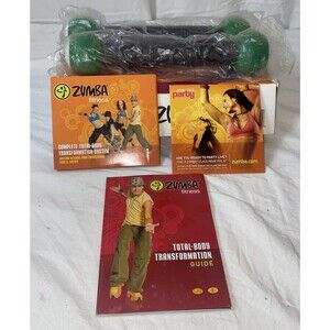 Zumba Fitness Join The Party Total Body Transformation Kit, DVDs & Toning Sticks